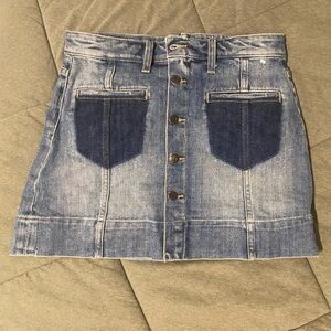 Joe’s Women's Blue Denim Skirt - Size 27 W
